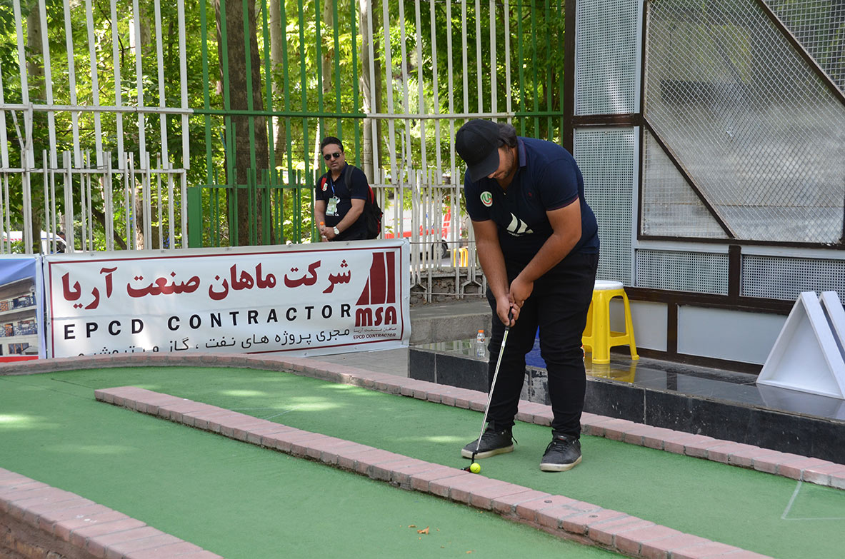 Mahan Sanat Arya's Presence as the Sponsor of Tehran Mini Golf Tournament